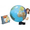 Usorteret CALY Inflatable globe-ball "World XXL", 85 cm Usorteret CALY Inflatable globe-ball "World XXL", 85 cm