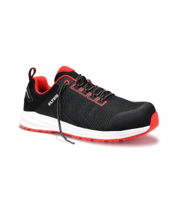 Shoes ELTEN Livas black red low ESD S1P, black 48