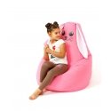Sako somas pufs Rabbit rozā L 105 x 80 cm