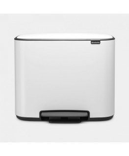 Brabantia 121005 šiukšliadėžė Stačiakampio formos Balta