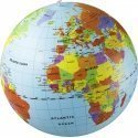 CALY Inflatable globe-ball "World Maxi", 50 cm CALY Inflatable globe-ball "World Maxi", 50 cm