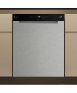 Whirlpool W7U HP33 X dishwasher, steel