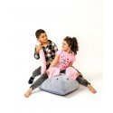 Sako bag pouffe Mouse grey-pink L 110 x 80 cm