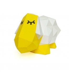 Beldizart Wizardi 3D Papercraft Kit Sheep Dolly PP-2SHD-YEL