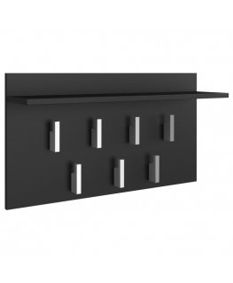 Topeshop WIESZAK 2F CZERŃ MAT clothing hanger White