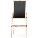 because Wooden easel, double-sided drawing board