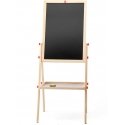 because Wooden easel, double-sided drawing board