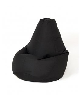 Sako bag pouffe Pear black XL 130 x 90 cm