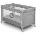 Lionelo Stefi - travel cot | Gray concrete