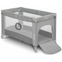 Lionelo Stefi - travel cot | Gray concrete