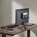 Maclean Thin-Client / mini PC terminal holder, black, suitable for VESA mounts, free standing, MC-454