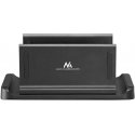 Maclean Thin-Client / mini PC terminal holder, black, suitable for VESA mounts, free standing, MC-454