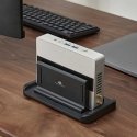 Maclean Thin-Client / mini PC terminal holder, black, suitable for VESA mounts, free standing, MC-454