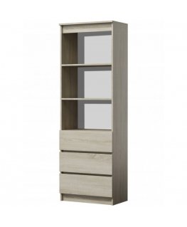 Topeshop RS-60 OLIMP SONOMA biroja grāmatu skapis