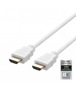 Deltaco HU-30A-R HDMI kabelis 3 m HDMI A tipo (standartinis) Balta