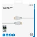 Deltaco HU-30A-R HDMI cable 3 m HDMI Type A (Standard) White