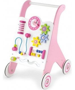 Medinis stumdukas - veiklos centras Viga, rožinis