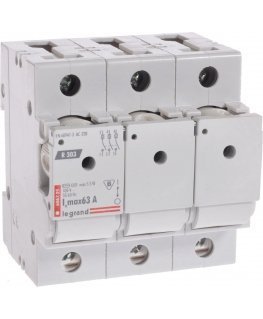 FUSE SWITCH LE-606725 THREE-PHASE 63 A D02 LEGRAND