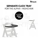 Hauck Alpha Click Tray -syöttötuolin tarjotin, Black