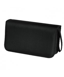 Hama CD Wallet Nylon 80, black 80 discs