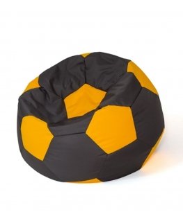 Sako bag pouffe Ball black-yellow XL 120 cm