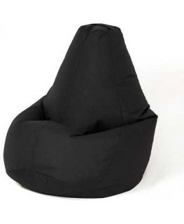 Sako bag pouffe Pear black L 105 x 80 cm