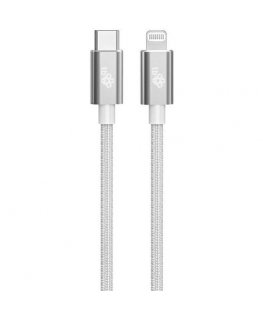 Kabel Lightning MFi - USB C srebrny 1m