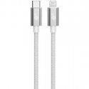 Kabel Lightning MFi - USB C srebrny 1m