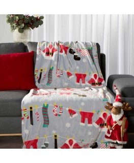 Eurofirany SW/KOC/13 150X200 SILVER+RED Blanket