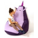 Sako bag pouffe Unicorn violetinė-light violetinė L 105 x 80 cm