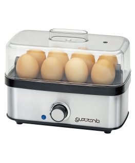 Guzzanti GZ608 munankeitin 8 munaa 400 W Ruostumaton teräs