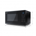 Microwave oven Sharp Microwave Oven YC-MS252AE-B Free standing 25 L 900 W Black