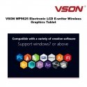 Vson Letsketch WP9625 USB Cable Digital Drawing Graphics Tablet with Pen for Windows and Mac OS Devices