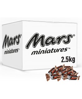 Mars Miniatures -suklaakonvehdit, 2,5 kg