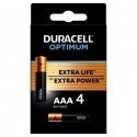 Baterijas Duracell Optimum AAA 4pack Baterijas Duracell Optimum AAA 4pack
