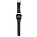 Karl Lagerfeld Strap KLAWMSLKNK Apple Watch 38|40|41mm black|black strap 3D Rubber Karl Head