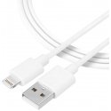 Tactical Smooth Thread Cable USB-A|Lightning 0.3m White