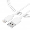 Tactical Smooth Thread Cable USB-A|Lightning 0.3m White