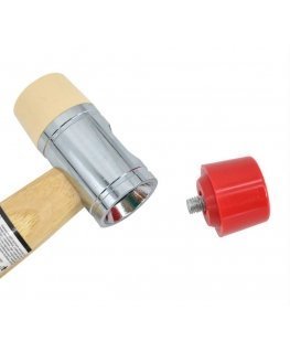 AW-Tools AWTOOLS tin hammer, wooden handle, 315mm, 340g, Black LINE