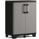 Keter Low cabinet Pro, black and gray