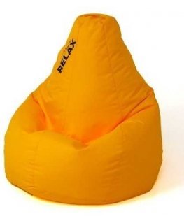 Sako bag pouffe Pear Yellow L 105 x 80 cm