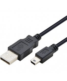 Cable USB - mini USB 3 m black
