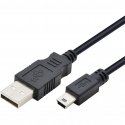 Cable USB - mini USB 3 m black