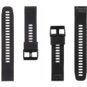 Smart watch Garmin Fenix 5/6 quick release, silicone strap, Black color