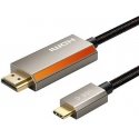 Extra Digital Premium kabelis USB Type-C - HDMI, 8K, 2m Extra Digital Premium kabelis USB Type-C - HDMI, 8K, 2m