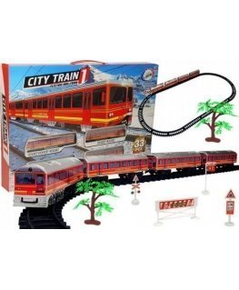 Lean Cars Train Tracks Battery Operated 33 Elements