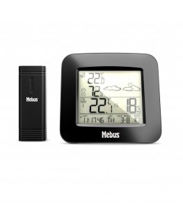 Mebus 40715 Funk-Wetterstation Black Battery