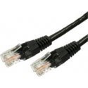 Patch cable cat.6a RJ45 UTP 0,5m black