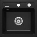 GRANITE 1-BOWL SINK DEANTE Juodas ZORBA