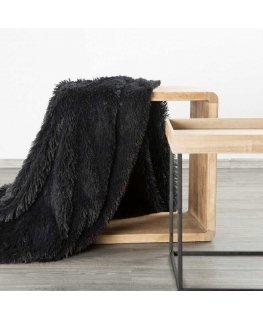 Euro curtains D91/K/TIFANY/1 70X160 BLACK